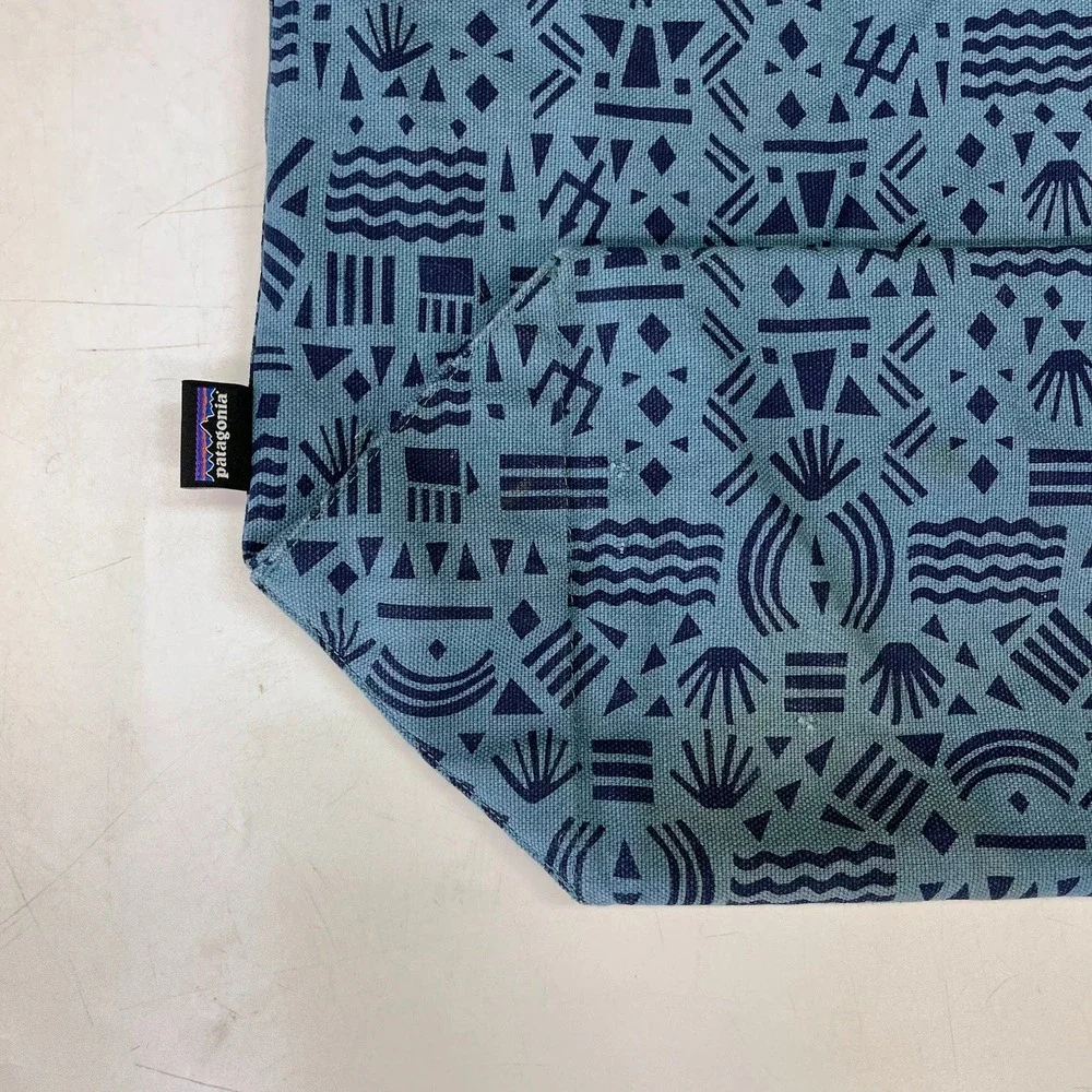Patagonia‎ Protected Peaks 59280 Tribal Organic Cotton Canvas Market Tote Bag
